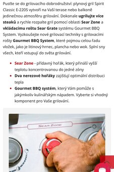 Prodám nový plynový gril Weber - 3