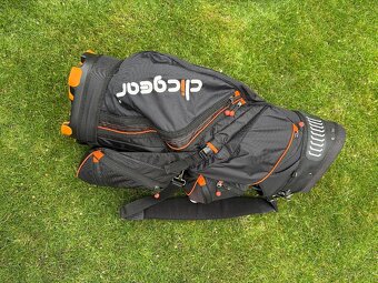 Golfový vozík Clicgear 3.0 + bag Clicgear B3 oranžovo-černy - 3