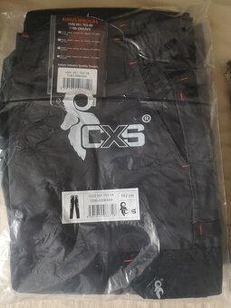 pracovní montérky, kalhoty -SIRIUS šedo-oranžová vel. 54 - 3