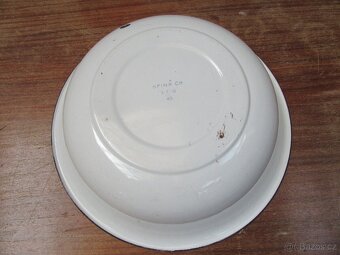 Nabízím velky krásný starožitný smaltovany lavor. Neteče. Pů - 3