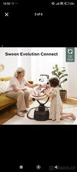 Nova Babymoov houpačka Swoon Evolution Connect Mocca - 3