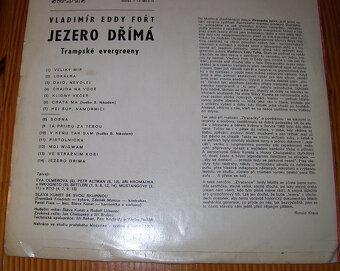LP deska V.E.Fořt - Jezero Dřímá z r.1970/149/ - 3