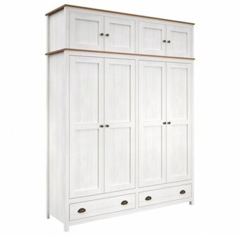 Dřevěná skříň 4dveřová TOPAZIO - 3