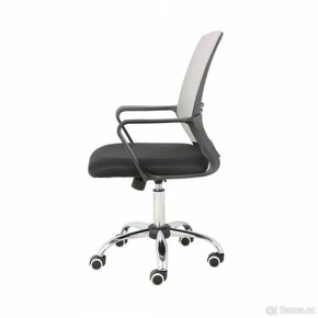 ATAN Kancelářská židle APOLO - šedohnědá Taupe/černá - 3