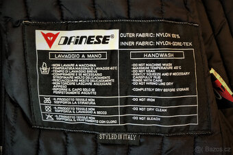 Bunda na motorku Dainese, černo-zelená, 2XL - 3