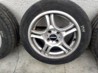 ALU kola Zender 15" 4x100 ET 35 s pneu 195/55/15 - 3
