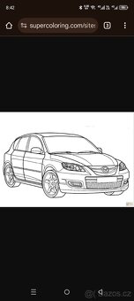 Držák,skluz předního nárazníku Mazda 3 BK sedan levý - 3