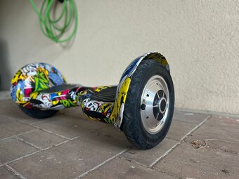 Hoverboard 10" Offroad – Grafitti design + ochranné pouzdro - 3