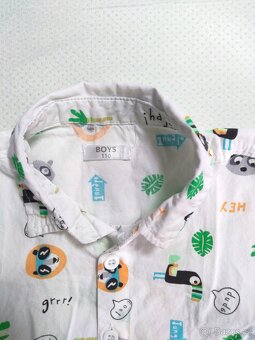 Dětská košile s krátkým rukávem vel. 110 - 3