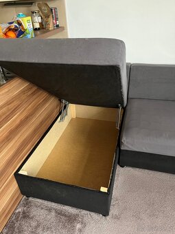 Rozkládácí sedačka s úložným prostorem - 3