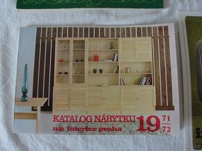 4x Katalogy a prosp. nábytku Interier Praha 71 -74 - 3