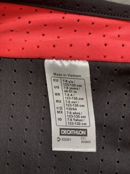 Dívčí dětská mikiny na zip, 7-8 let Decathlon - 3