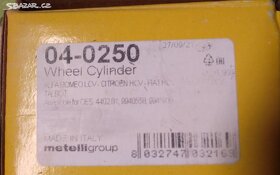 Brzdová prasátka Metelli 04-0250, průměr 27mm. - 3