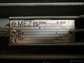Elektromotor MEZ, 5.5kW, 1450 ot./min., přírubový - 3