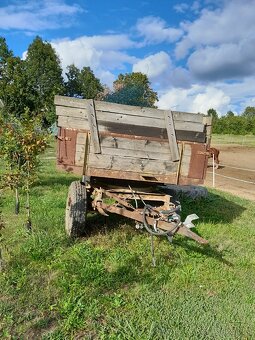 Prodám vlečku za traktor 5t - 3