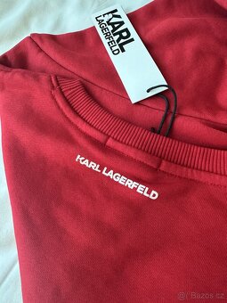 Karl Lagerfeld woman red sweatshirt - 3
