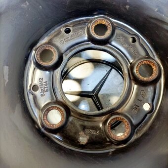 15" plechová kola – 5x112 – MERCEDES (AUDI, BMW, VW)  Disky - 3