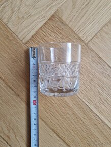 Sada 5ks broušených sklenic na whisky - 3