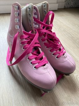 Dětské brusle 33/3 růžové dívčí. - 3