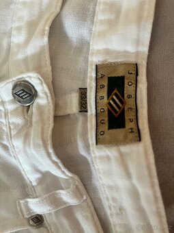 Letní pánské kalhoty 100 %len - 3