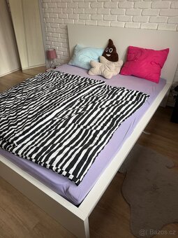 Postel IKEA MALM 160x200cm + rošt - 3