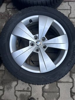 Zimní sada alu kol Škoda Triton 17" na Superb III 215/55 R1 - 3