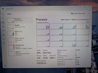 Herní PC | Ryzen 7 5800x, RTX 4070, 32GB, 1TB SSD - 3