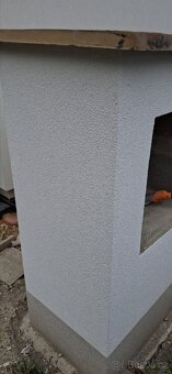 2x 25 kg omítka Weber.Pas zrnitost 1,5mm BI00 bílá - 3
