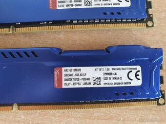 2x4gb ddr3 do PC 1600mhz - 250kč za obě. - 3