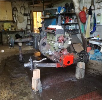 Ford 9n s motorem zetor 3011 - 3