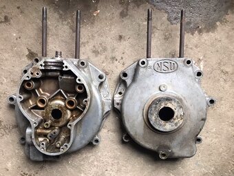 NSU 351 OSL kartre motora poškodené aj s vekom rozvodu - 3