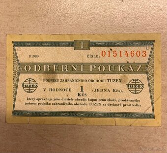 Různé bankovky Německo, Tuzex - 3