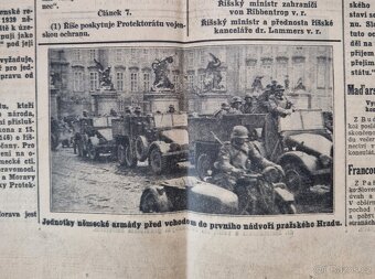 Noviny Nový lid - České země pod protektorátem 3x - 3