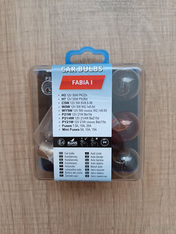 Sada autožárovek - Škoda Fabia 1 - 3