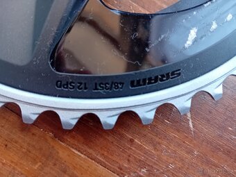 Nové nepoužité SRAM RIVAL 48/35T 12 SPD kliky 172,5 mm - 3
