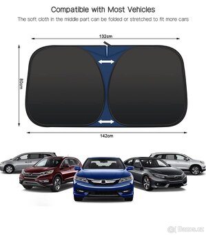 Ochrana proti slunci na čelní sklo pro auto - 3