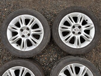 Alu orig letni sada Opel 4x100 6,5J ET40 195/55 R16 - 3