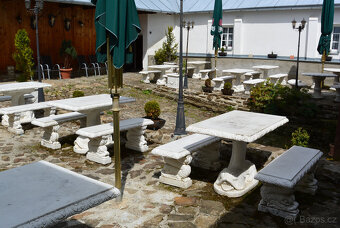zahradní stoly a lavice rustikální - 3