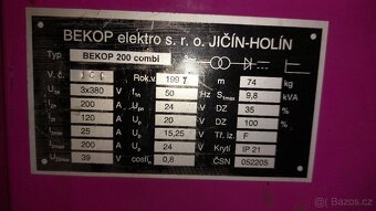 Svářečka Bekop 200 combi - 3
