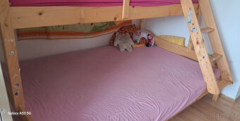 Prodám palandu 140x200, dolní postel 90x200 VESTERVIG - 3