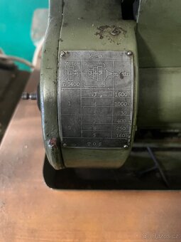 Soustruh tos Čelákovice typ mn-80 1961 - 3