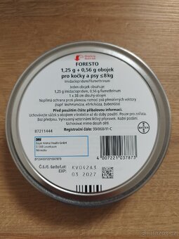 Obojek proti klíšťatům Foresto - 3