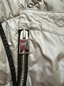 Dámská šedá bunda Infinite s pravou kožešinou - 3