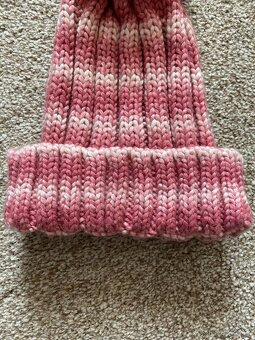 Nová dámská zimní čepice s bambulí - akryl - 3