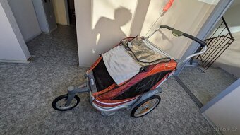 vozík pro dvě děti - chůze/běh/kolo - 3