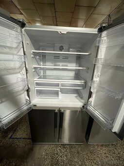 Americká lednička Beko – dvoudveřová, šedá - 3