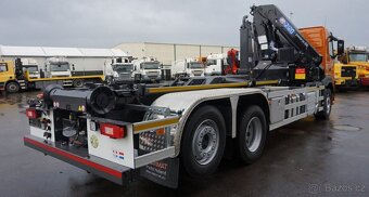 Volvo FM 410/6x2/Nosič kontejnerů/HMF 21T/M Jeřáb - 3