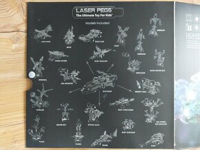 Laser pegs - svítící stavebnice - 3