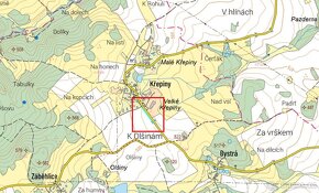 Prodej pole se stavebním potenciálem - 1915 m2 - kú Křepiny - 3
