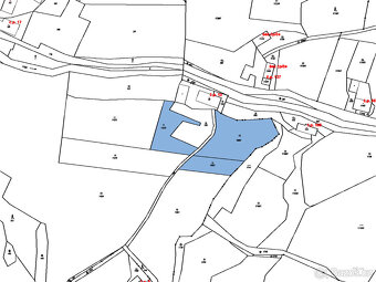 Prodej zemědělských pozemků v blízkosti zástavby, 4 393 m2 v - 3